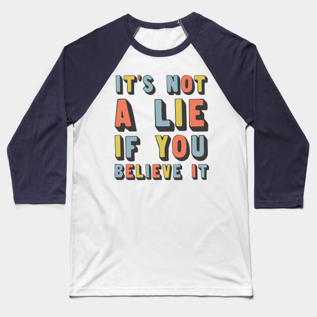 George Costanza Quote Design Baseball T-Shirt by DankFutura